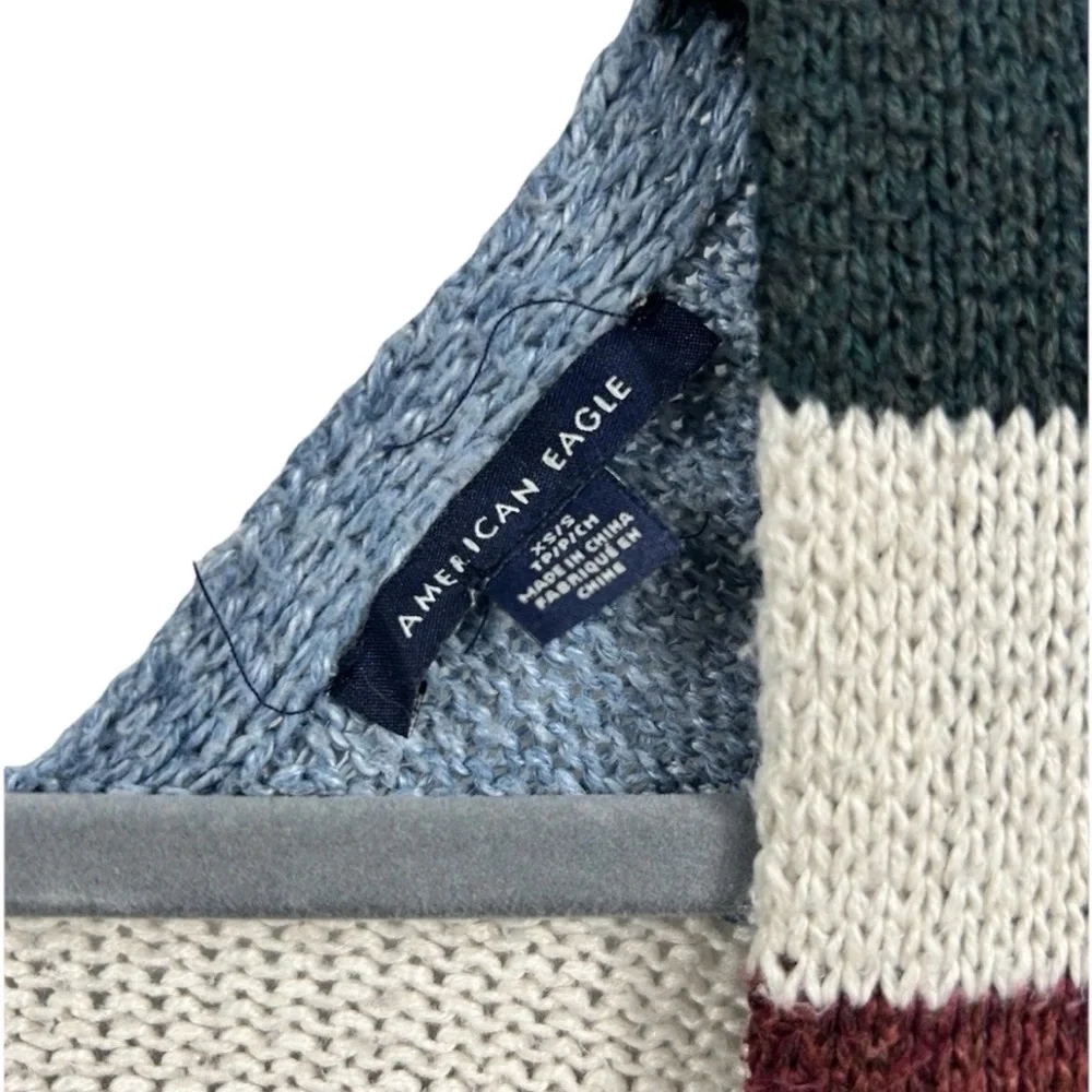 American Eagle Outfitters Multicolor‎ Knit Sweater size Xs/S Cabincore